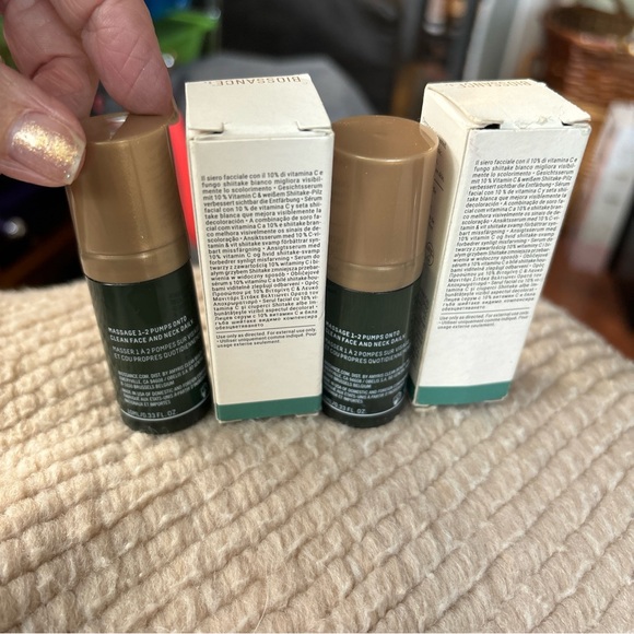 Biossance Squalane + Vitamin C Dark Spot Serum Duo of 2 at 10ml each.  New! - Picture 2 of 2